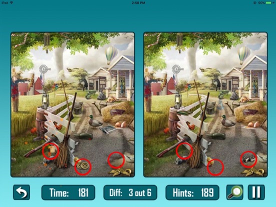 Crime Scene Spot The Difference:Search & Find iPad screenshot 4 - Games app