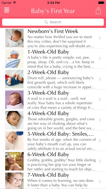 Baby's First Year | you can look forward to in newborn babies from milestones to baby's growth
