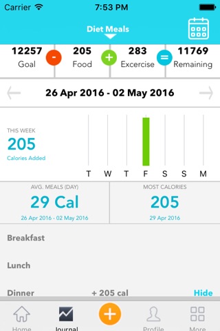 MyFitJournal screenshot 3