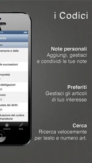 Italian Code of Laws screenshot 2