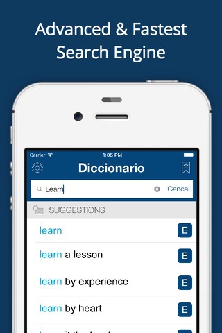 Spanish English Dictionary Appのおすすめ画像1