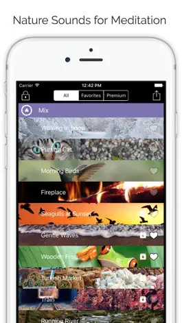 Game screenshot Free Nature Sounds for Yoga, Meditation and Sleep hack
