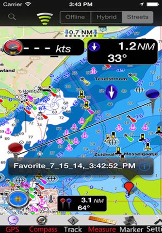 Netherlands GPS nautical Chart screenshot 3