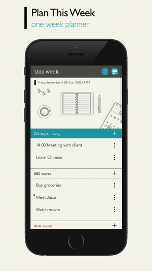 ‎This Week - Weekly To-Do List Screenshot