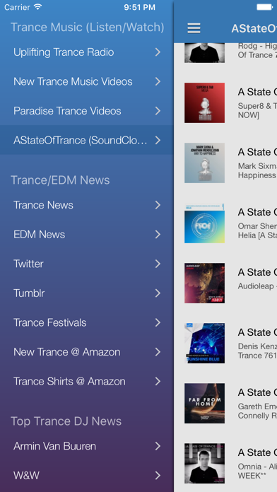 Trance Music Free - Discover New Dance Music via Radio, DJ Updates & Videosのおすすめ画像1