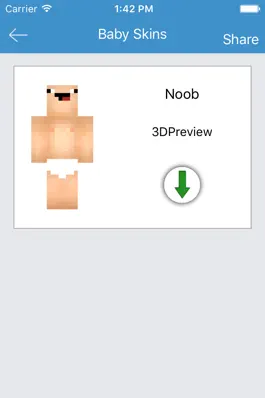 Game screenshot Baby Skins for Minecraft PE Free App apk