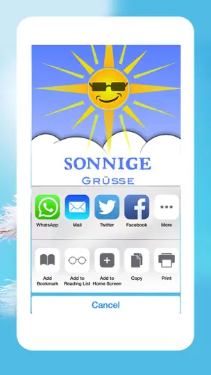 Screenshot von Glückwunsch-Karten Für Jeden Anlass - Grüße, Glückwünsche, Grußkarten & Spruchbilder auf dem iPhone 5
