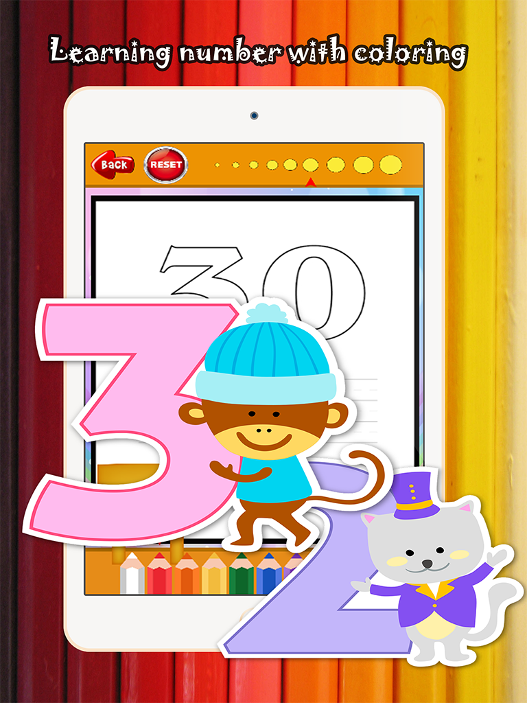123 Coloring Book for children age 1-10: Games free for Learn to write the Spanish numbers and words while coloring with each coloring pages screenshot 8