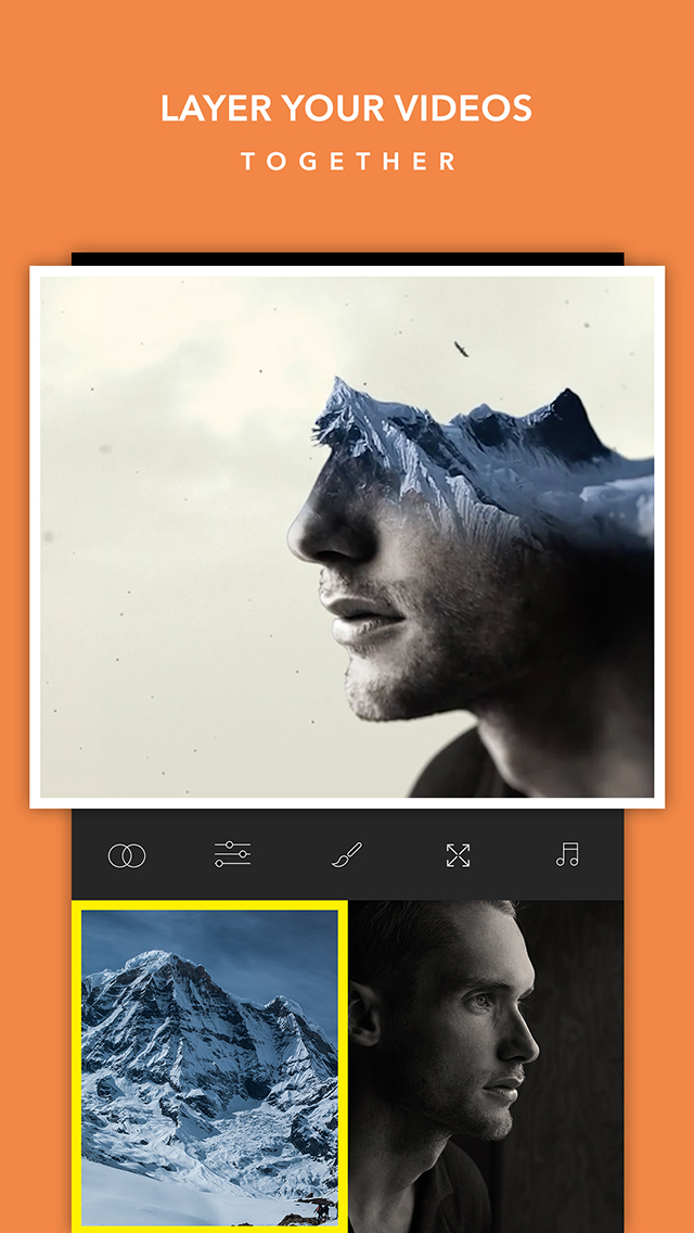 Video BlendEr -Free Double ExpoSure EditOr SuperImpose Live EffectS and OverLap MovieS