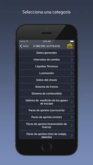 Captura de pantalla de TechApp Para Mercedes en iPhone 3