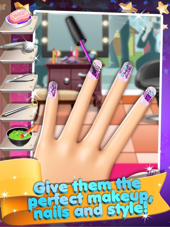 Top Model Fashion Salon Story - Fun Hair Spa & Makeup Makeover Games for Kids 2! iPad screenshot 3 - Games app