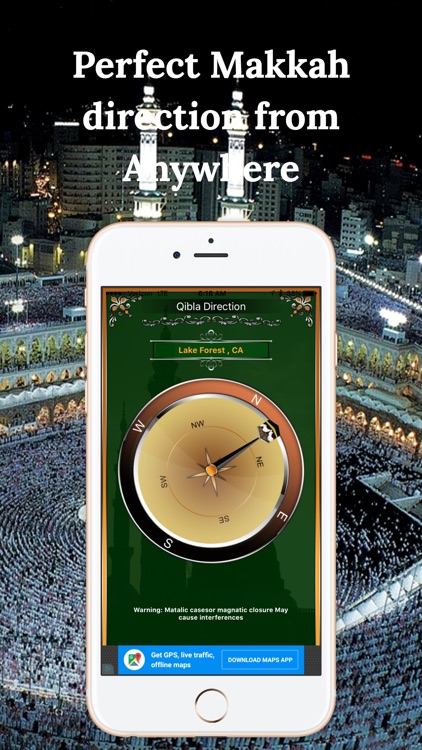 Qibla Compass-Maccah Direction