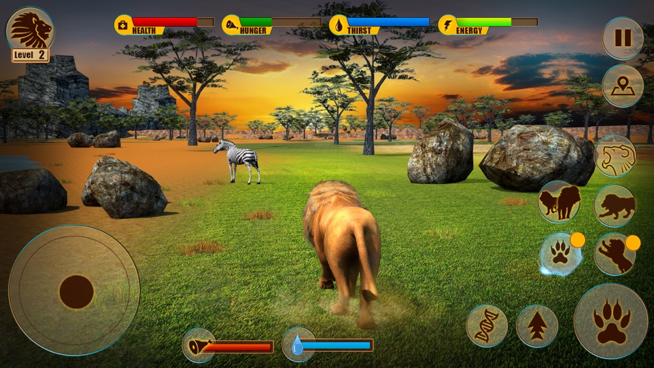 #3. Real Lion Adventure 3D (iOS) 由: Tap2Play, LLC (Ticker: TAPM)