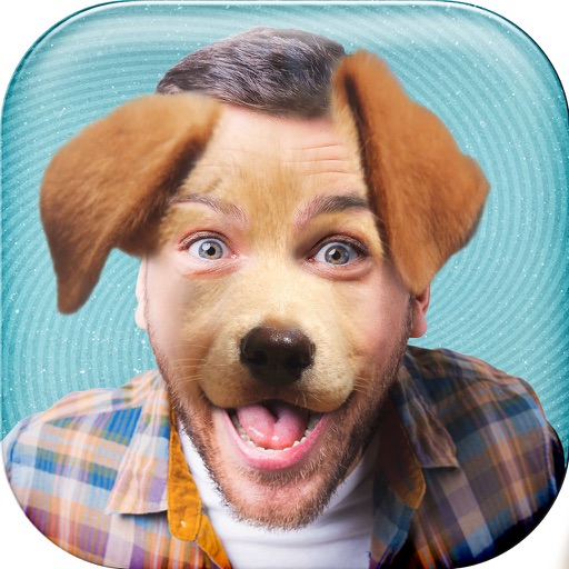 Puppy Face! - Funny Animal Head Stickers Photo Montage free icon