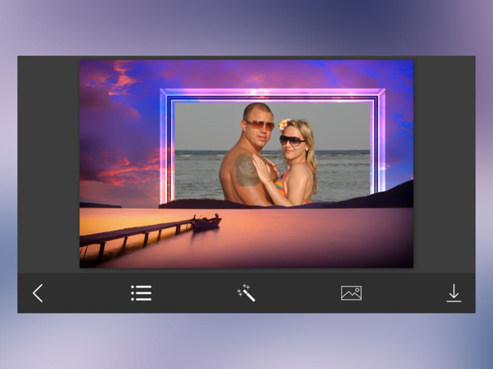 Beach Photo Frame - Free Pic and Photo Filter