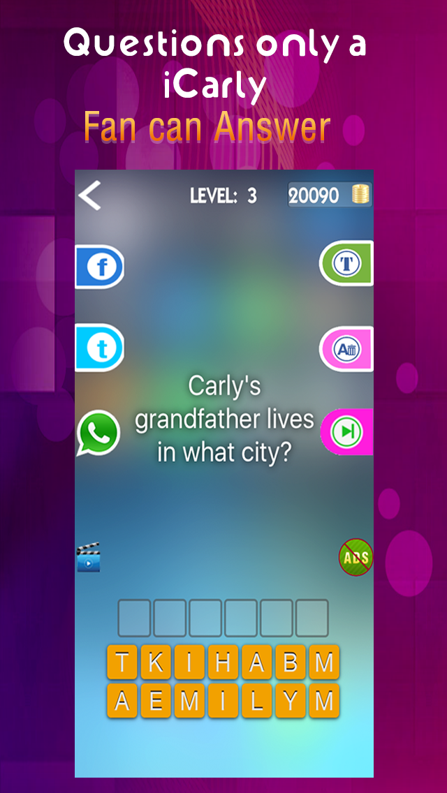 Ultimate Trivia App –for I iCarly Fans and Free Quiz Game