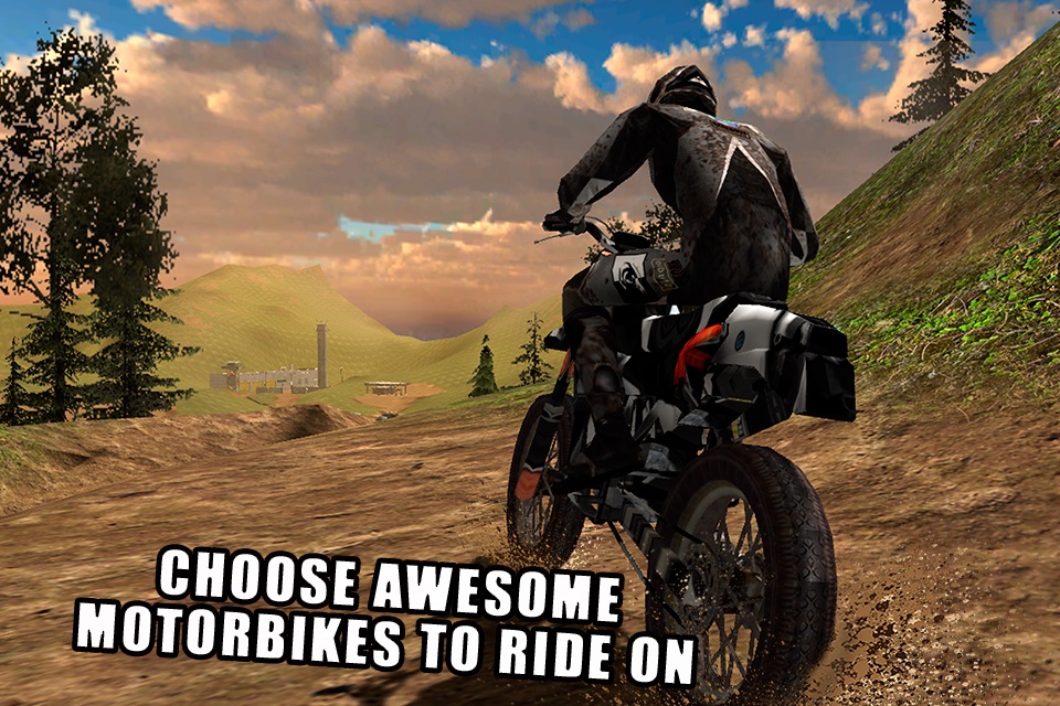 Downhill Bike Simulator 3D: Offroad Race screenshot 3