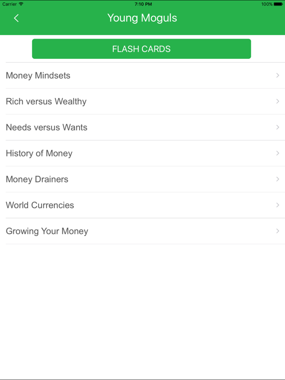 World of Money iPad screenshot 3 - Education app