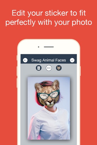 Swag Animal Face - photo Editor screenshot 4