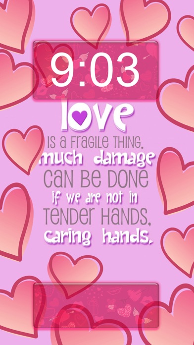 Screenshot 4 of Love Quotes Wallpapers Free 2016 – Cute Backgrounds For Girls with Lock Screen Themes App
