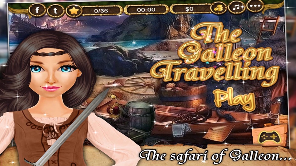 The Galleon Travelling - Hidden Objects game for kids and adults - 1.0 - (iOS)