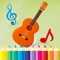Music Coloring Book - Drawing and Painting Musical Instrument Game HD