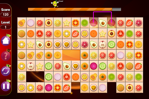 Fruit Love Matching Game - Twin Link- Connect Same Fruit Pet Images screenshot 3