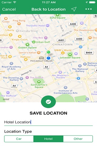 Saved Locations screenshot 3