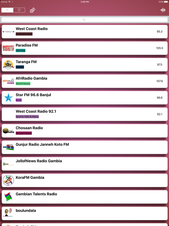 Screenshot #4 pour Gambia Radio FM - AM