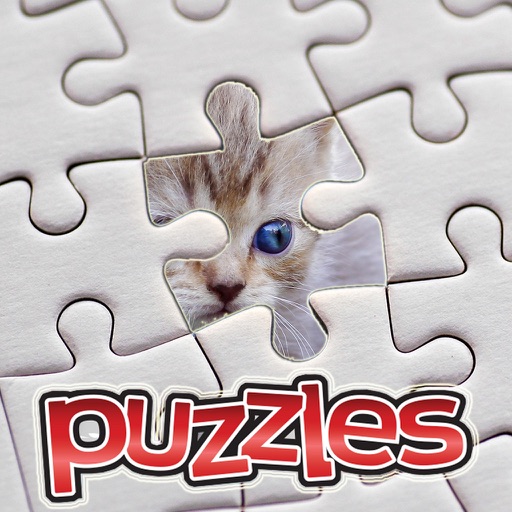 Cute Cats Pictures Jigsaw Puzzles Kids Game Icon