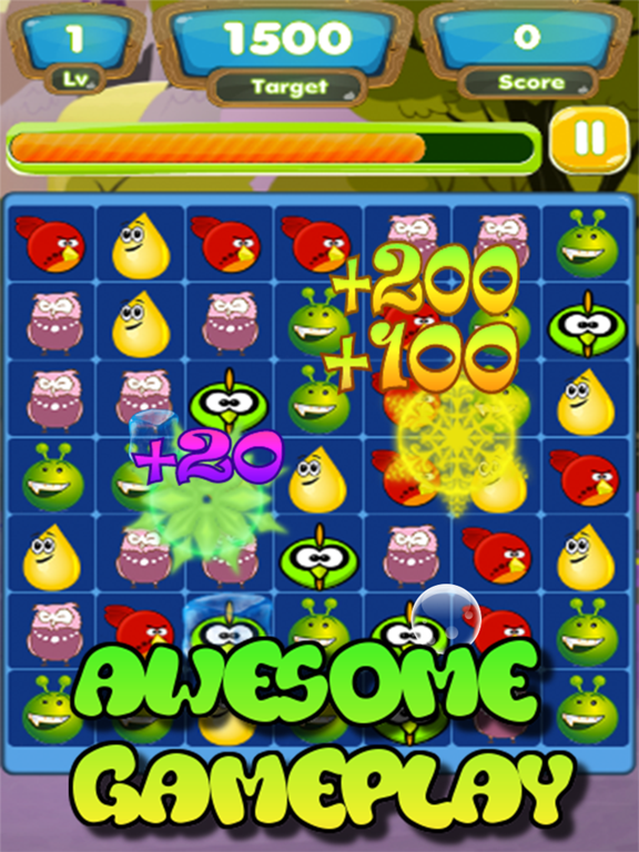 Screenshot #4 pour Furious Birds Match Puzzle