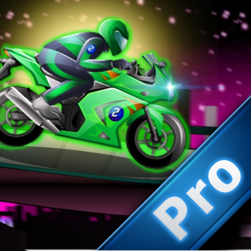 Super Futuristic Track Motorcycles Pro - Vibrant Speed Icon