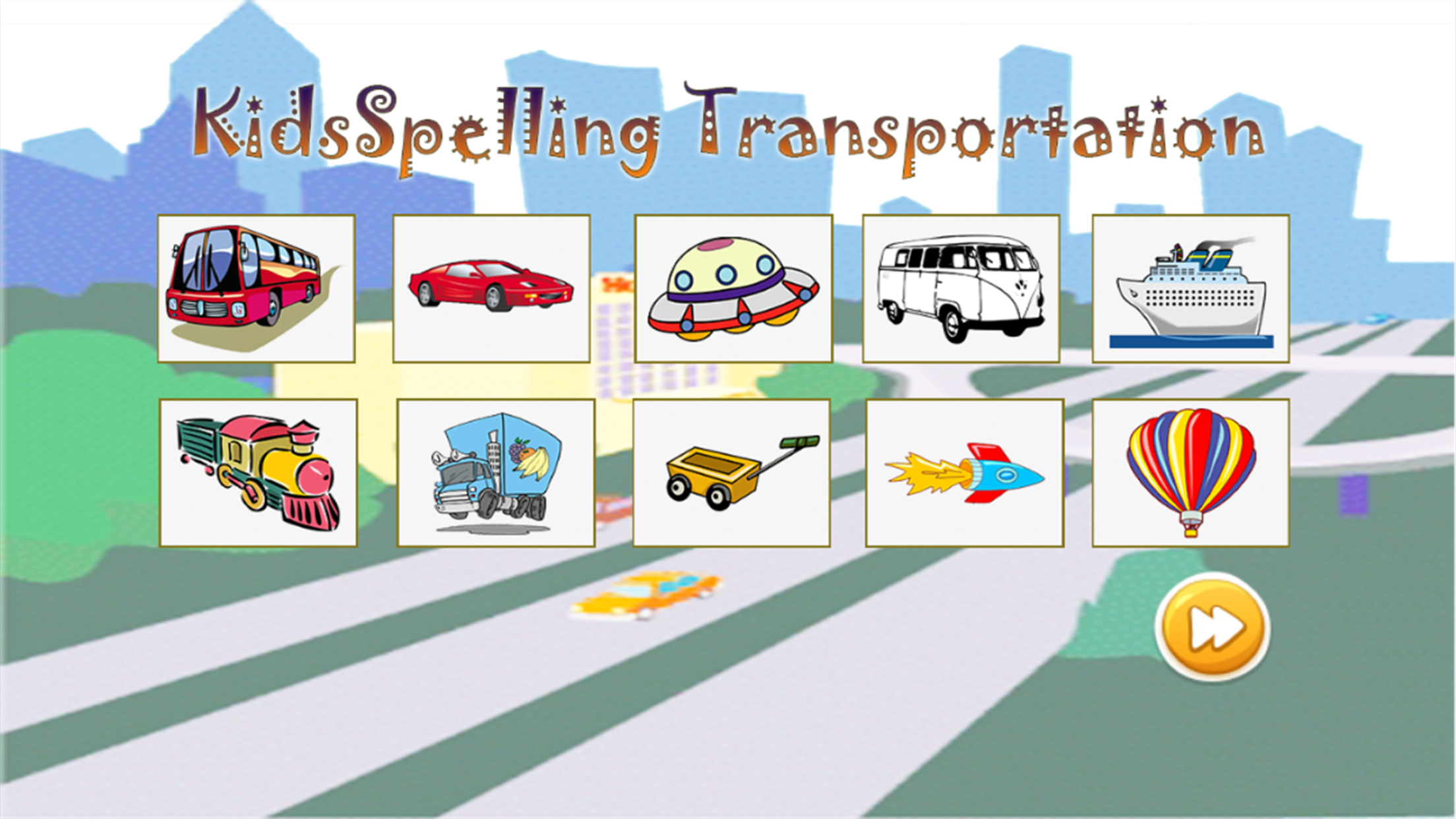 Kids Spelling Transportation screenshot 4