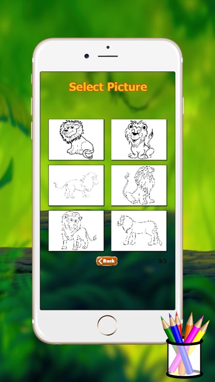 lion coloring book screenshot-4