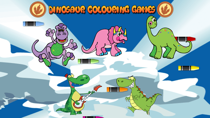 Dinosaur Colouring Games