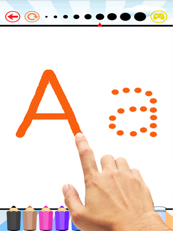 letter abc & 123 for kids : learn to write letters and numbers iPad screenshot