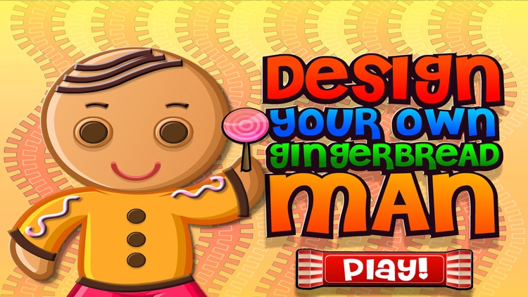 Design Your Own Gingerbread Man - Dressup Game