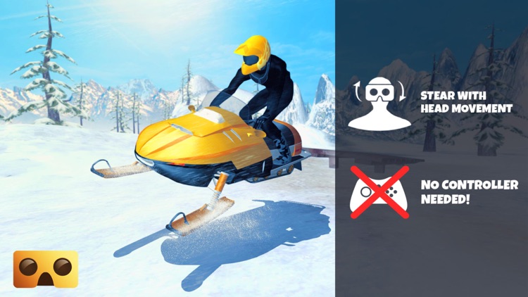 Snowmobile Simulator : VR Game for Google Cardboard