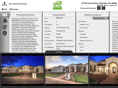 Tee 2 Green Real Estate for iPad screenshot 4