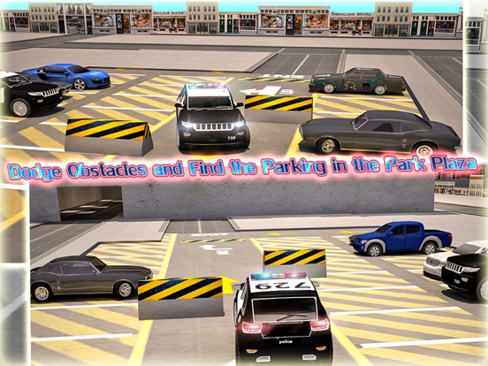 Screenshot #6 pour Multi étages Police Car Parking 2016 - Multi Level Park Plaza Driving Simulator 3D