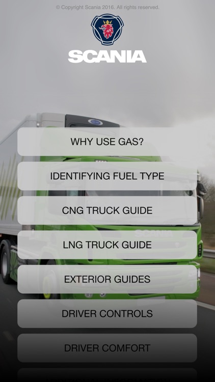 Scania Gas Truck