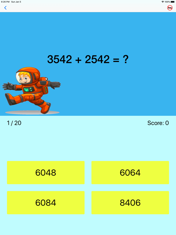 Fourth Grade Math Quiz iPad screenshot 5 - Education app