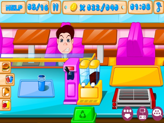 Fast food restaurant Trainee iPad screenshot