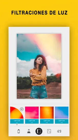 Captura de pantalla de I Love Film - Light Leak en iPhone 2