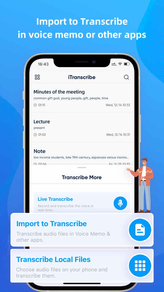 #1. iTranscribe - Audio to Text (iOS) 由: Youdao (Hong Kong) Limited