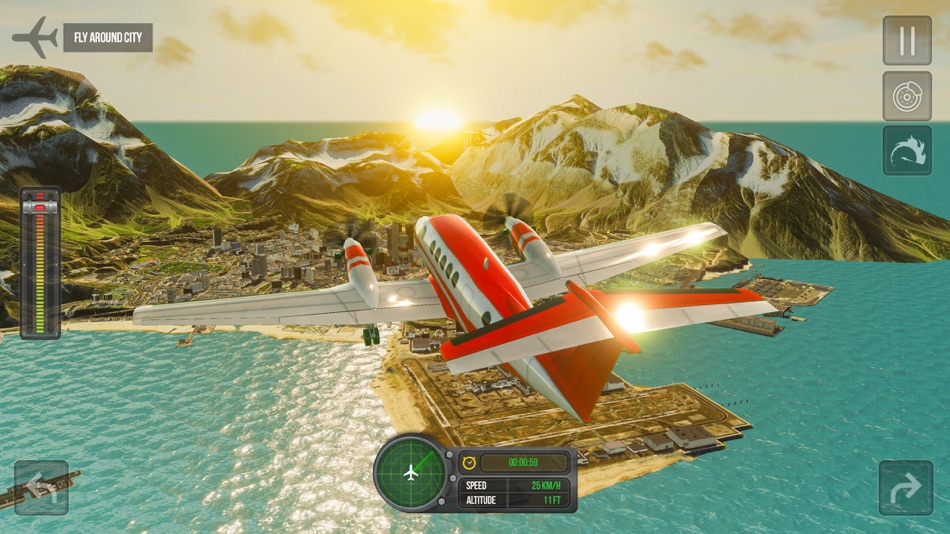 #7. Flight Simulator - Plane Games (iOS) 由: Supercode Games
