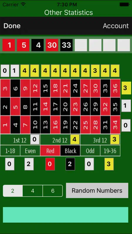 Roulette Statistics & Tracker screenshot 2 of 3
