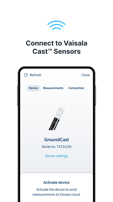 Vaisala Xcast Connect Screenshot
