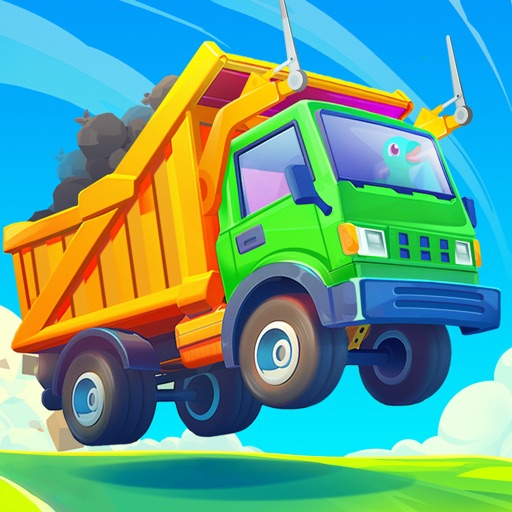 Dinosaur Garbage Truck Games icon