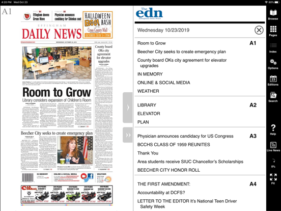 Effingham Daily News iPad screenshot 5 - News app
